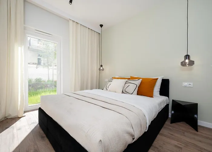 Piotrkowska Z Garazem Blisko Centrum Nowoczesny Lejlighed *